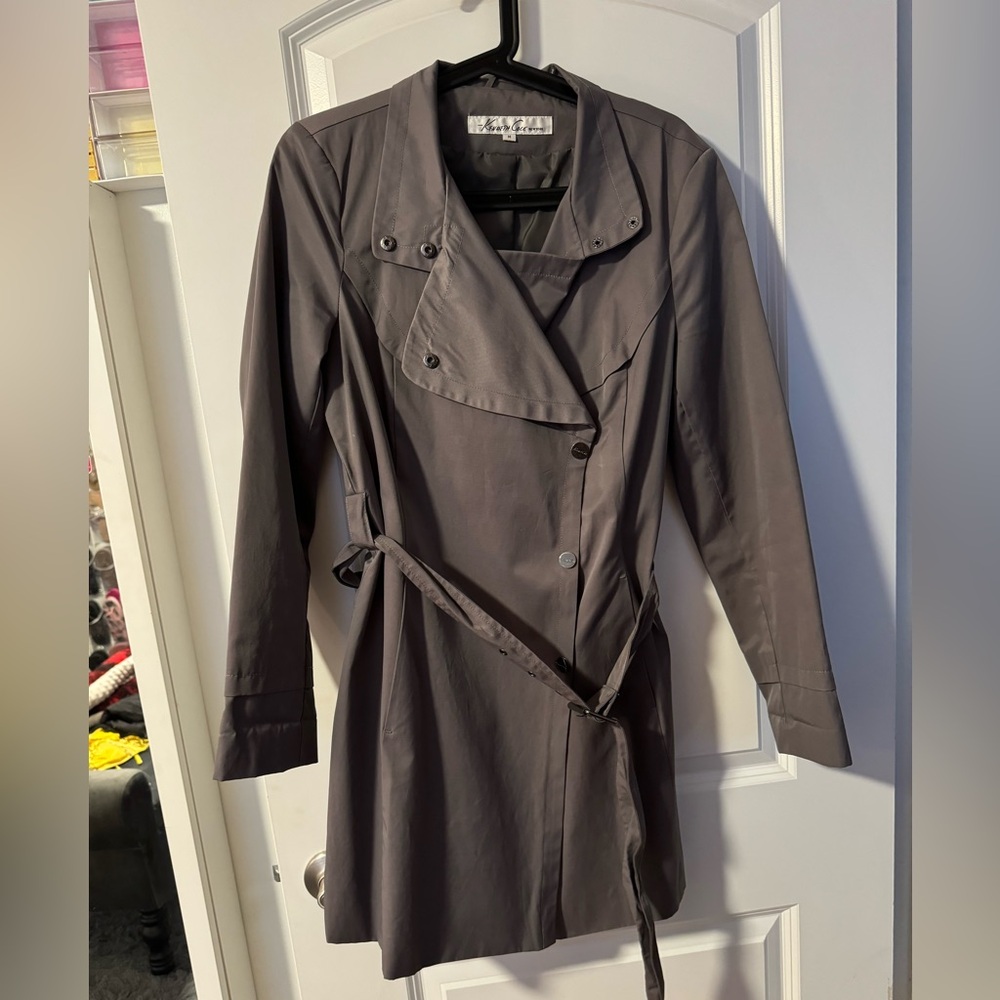 Kenneth Cole short trench duster jacket